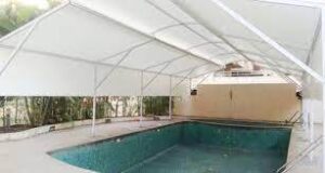 Swimming Pool Tensile Roof Structure